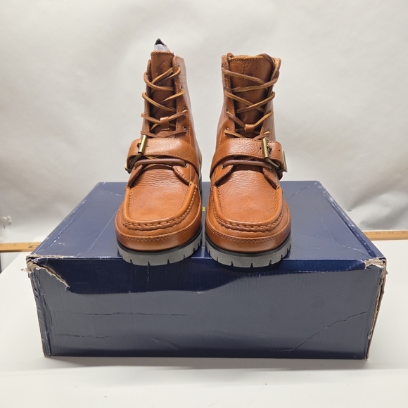 Polo by Ralph Lauren Brown Leather Boots - Picture 4 of 10